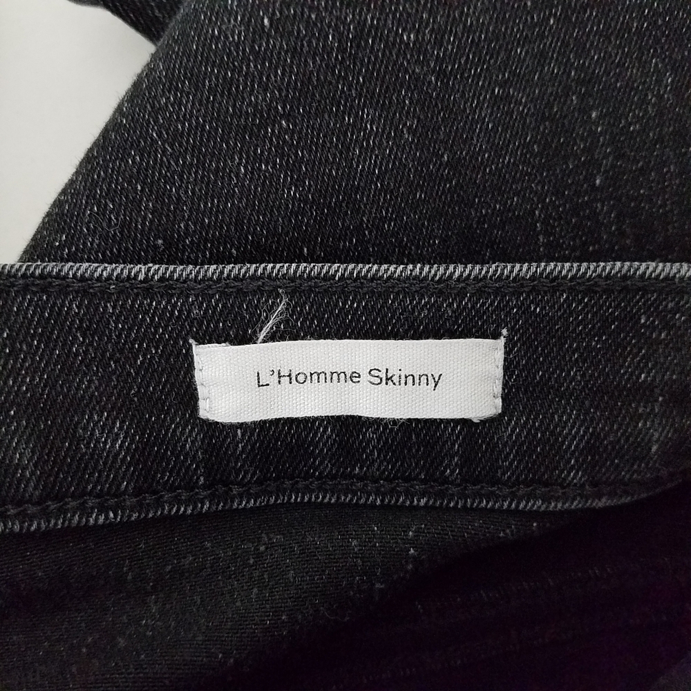 Frame L'Homme Skinny Fit Jeans In Villian Size 32 - Picture 11 of 14